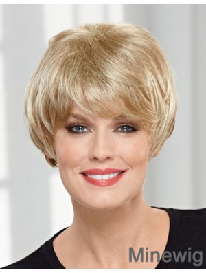 Short Curlable Topper Hair Piece