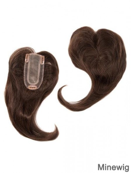 12inch Human Hair Add On Front Topper | Monofilament Base