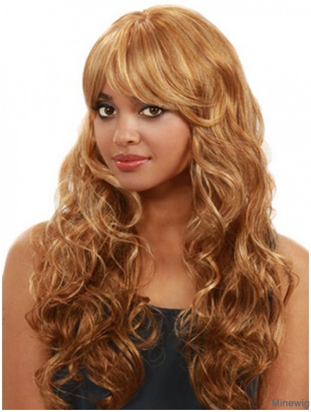 Long Curly Blonde Sassy Brazilian Remy Hair Half Wigs