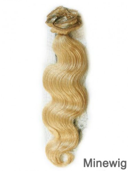 Blonde Wavy Gorgeous Remy Human Hair Tape In Hair Extensions