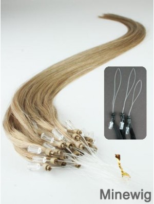 Good Blonde Straight Micro Loop Ring Hair Extensions
