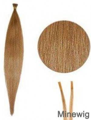 Blonde Straight Stick/I Tip Hair Extensions