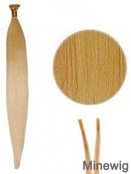 Blonde Straight Stick/I Tip Hair Extensions