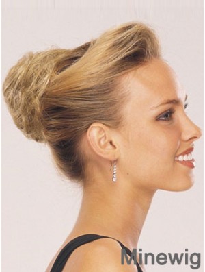 Blonde Red Wraparound Ponytail