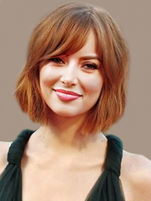 Natasha Gregson Wagner Wigs Remy Human Bobs Cut Chin Length