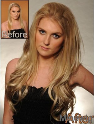 Radiant Beauty Blonde Wavy Long Synthetic Lace Front Wigs