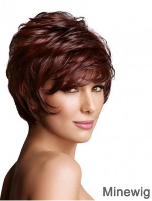 Monofilament Wavy Layered Short 7 inch Exquisite Wigs