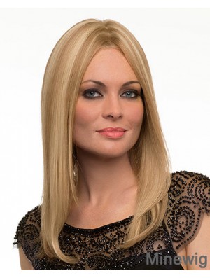 Straight Layered Monofilament Blonde Great Long Wigs