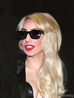 20 inch Cheap Long Wavy Layered Lady Gaga Wigs