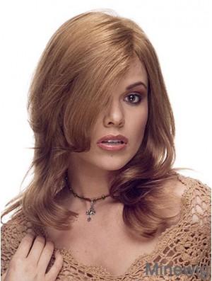  Lace Front Wavy Remy Human Hair Durable Long Wigs