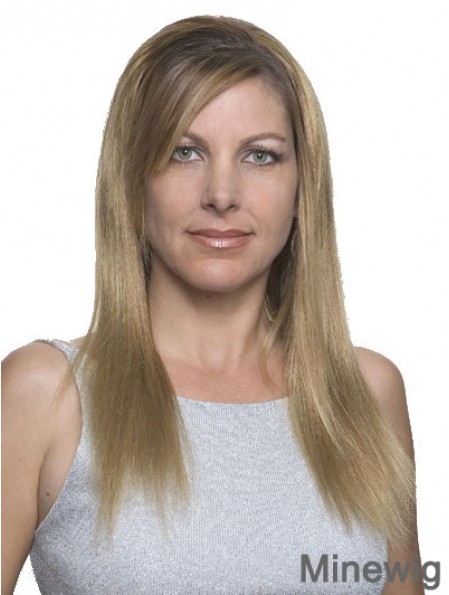 Straight 100% Hand-tied Blonde New Long Wigs