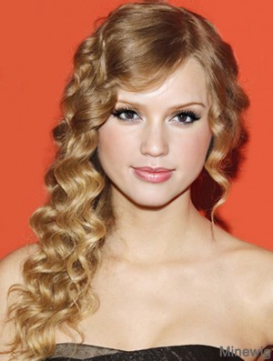 Lace Front Without Bangs Wavy Long Blonde Cheapest Taylor Swift Wigs