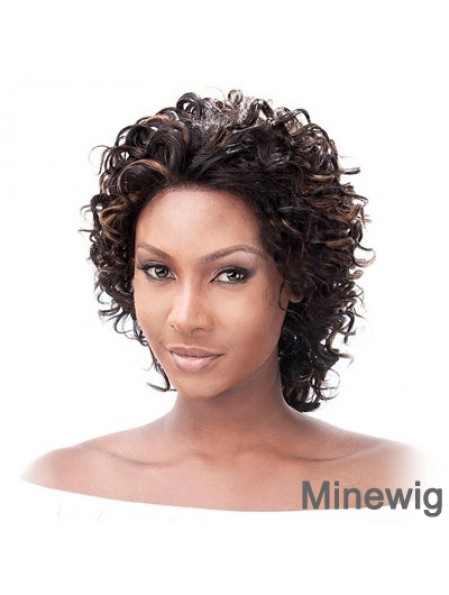 Affordable Glueless Lace Front Human Hair Wigs Auburn Color Chin Length