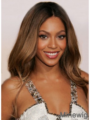 Long Wavy Without Bangs Lace Front 24 inch Comfortable Beyonce Wigs