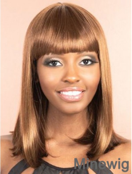 Cheap African Wigs Straight Style Bobs Cut Shoulder Length