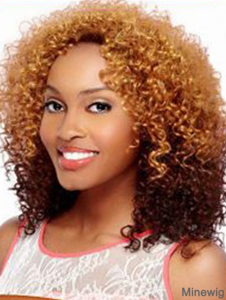 Stylish 14 inch Long Curly Wigs For Black Women