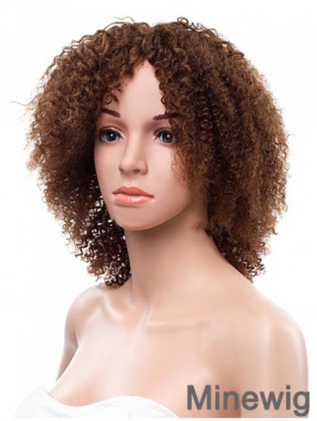 Short African American Hairstyles Remy Human Lace Front Brown Color