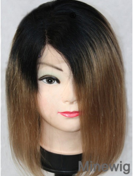 High Quality 12 inch Shoulder Length Straight Wigs For Black Women
