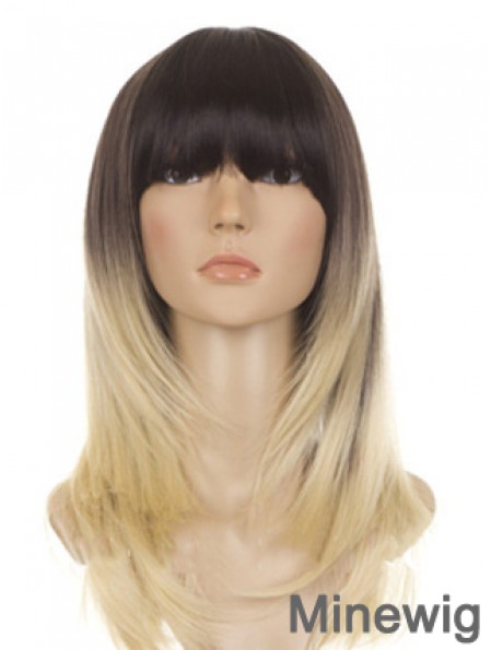 Beautiful 18 inch Shoulder Length Straight Wigs For Black Women