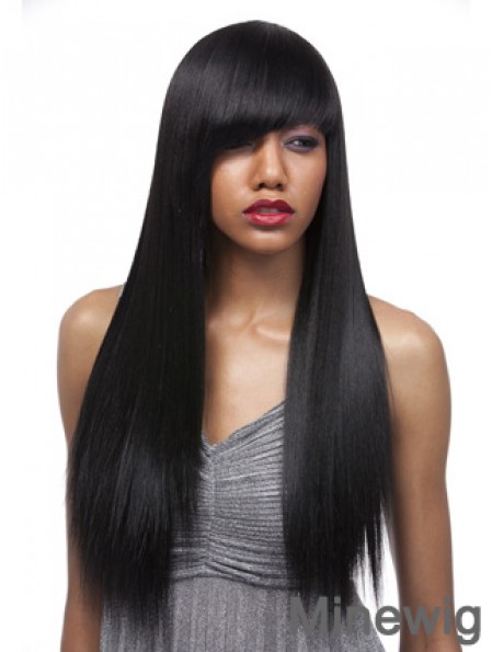 24 inch Black Lace Front Wigs For Black Women