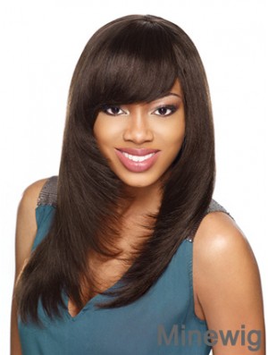 18 inch Brown Lace Front Wigs For Black Women