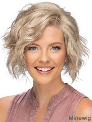 Great Lace Front Short Blonde Curly Affordable Classic Wigs For Women