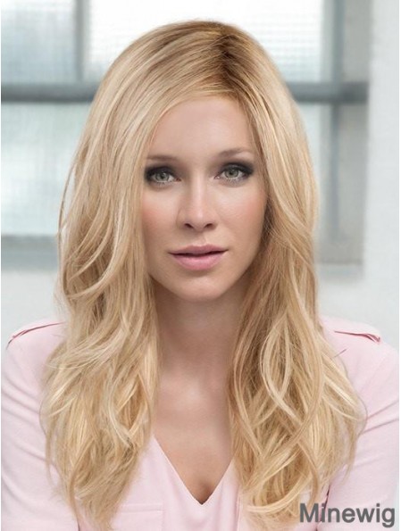 Layered Blonde Wavy 18 inch Long Synthetic Hair Wig