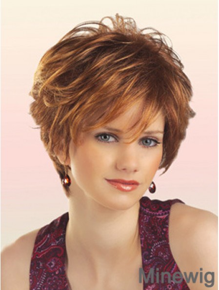 Cheap Synthetic Wigs With Capless Short Length Layered Cut
