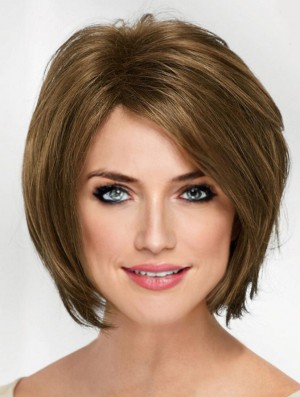 10 inch Chin Length Blonde Straight Cheap Bob Wigs