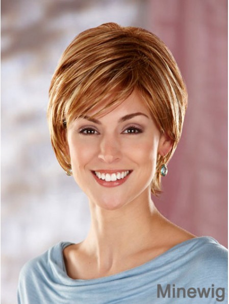 Boycuts Short Auburn Straight Top Petite Wigs