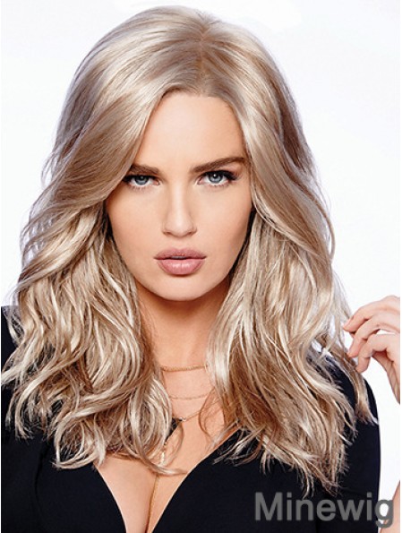 Curly Perfect 16 inch Blonde Classic Long Wigs