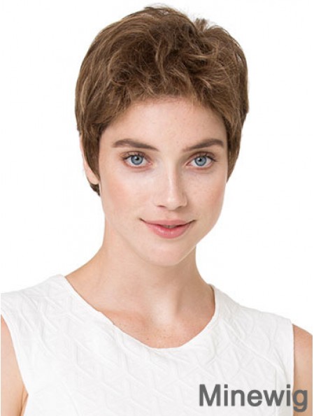 Cheapest 6 inch Wavy Blonde Boycuts Short Wigs