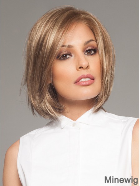 Chin Length Blonde Gorgeous 10 inch Straight Bob Wigs