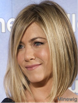 Jennifer Aniston Style Wig With Bangs Shoulder Length