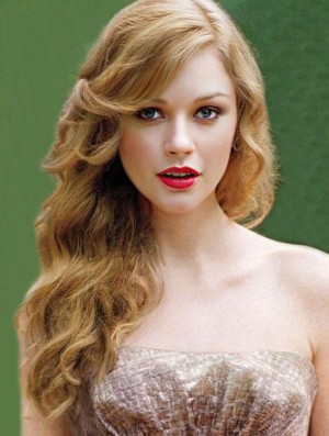 Lace Front Layered Wavy Long Blonde High Quality Taylor Swift Wigs