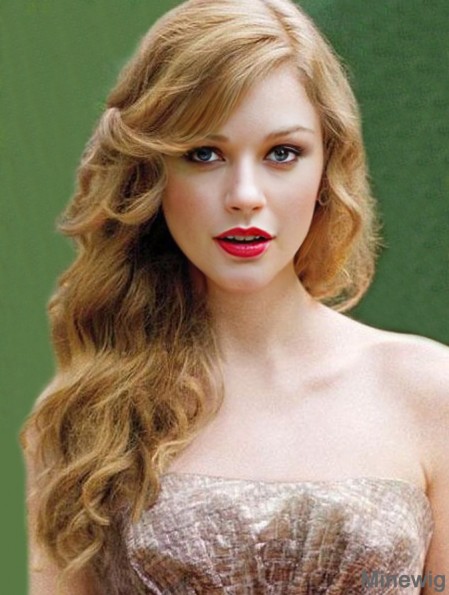 Lace Front Layered Wavy Long Blonde High Quality Taylor Swift Wigs