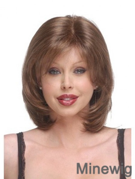 Capless Chin Length Straight Auburn Discount Bob Wigs