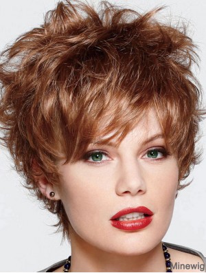 Wig Store UK Cropped Color Auburn Color With Capless Boycuts