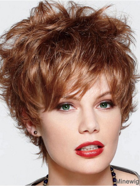Wig Store UK Cropped Color Auburn Color With Capless Boycuts
