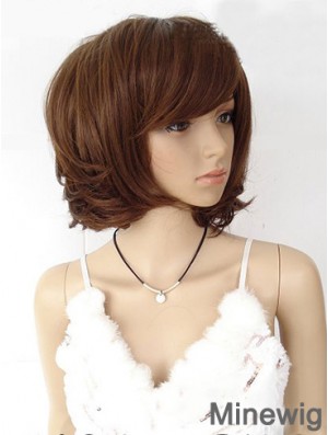 Bobs Straight Auburn Capless Designed Short Wigs