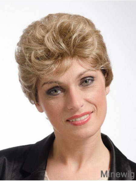 Curly Blonde Amazing Short Classic Wigs