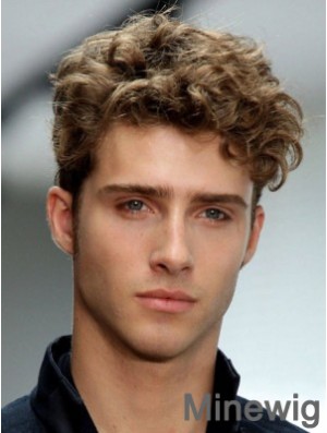 Fashion Blonde Synthetic Wavy Capless Short Boycuts Buy Men Wigs Online