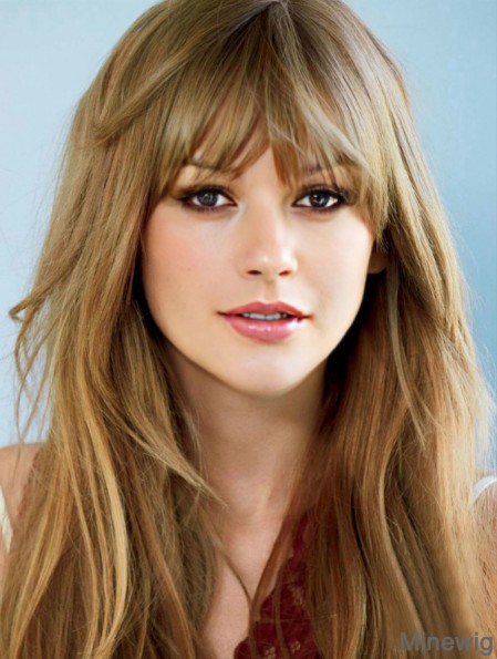 Capless With Bangs Straight Long Blonde Designed Taylor Swift Wigs