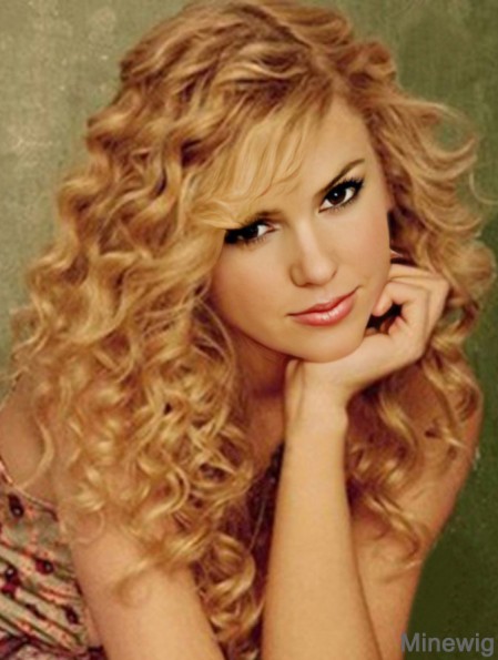 Taylor Swift Wigs With Bangs Remy Human Long Length