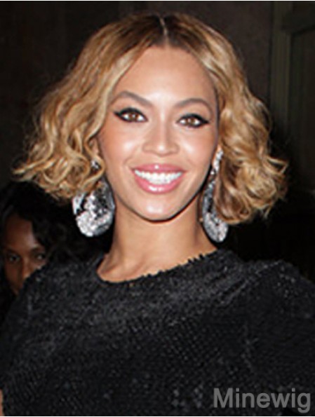Chin Length Curly Without Bangs Capless 10 inch Exquisite Beyonce Wigs