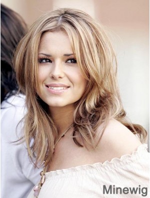 Durable Blonde 12 inch Straight Shoulder Length Layered Cheryl Cole Wigs