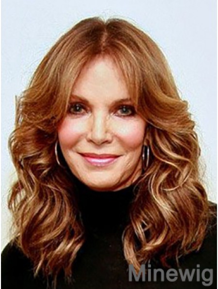 Long Wavy Without Bangs Lace Front Brown Fabulous 16 inch Jaclyn Smith Wigs