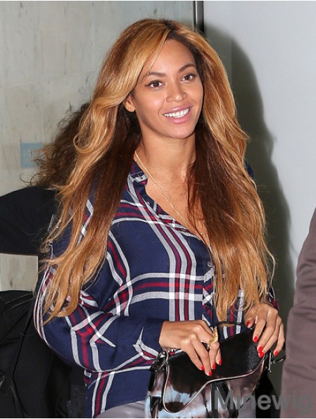 Long Wavy Layered Capless 22 inch Durable Beyonce Wigs