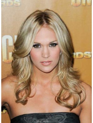 Amazing Blonde Long Wavy 20 inch Layered Carrie Underwood Wigs