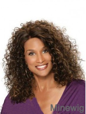 Auburn Shoulder Length Curly Without Bangs Full Lace 12 inch Beverly Johnson Wigs